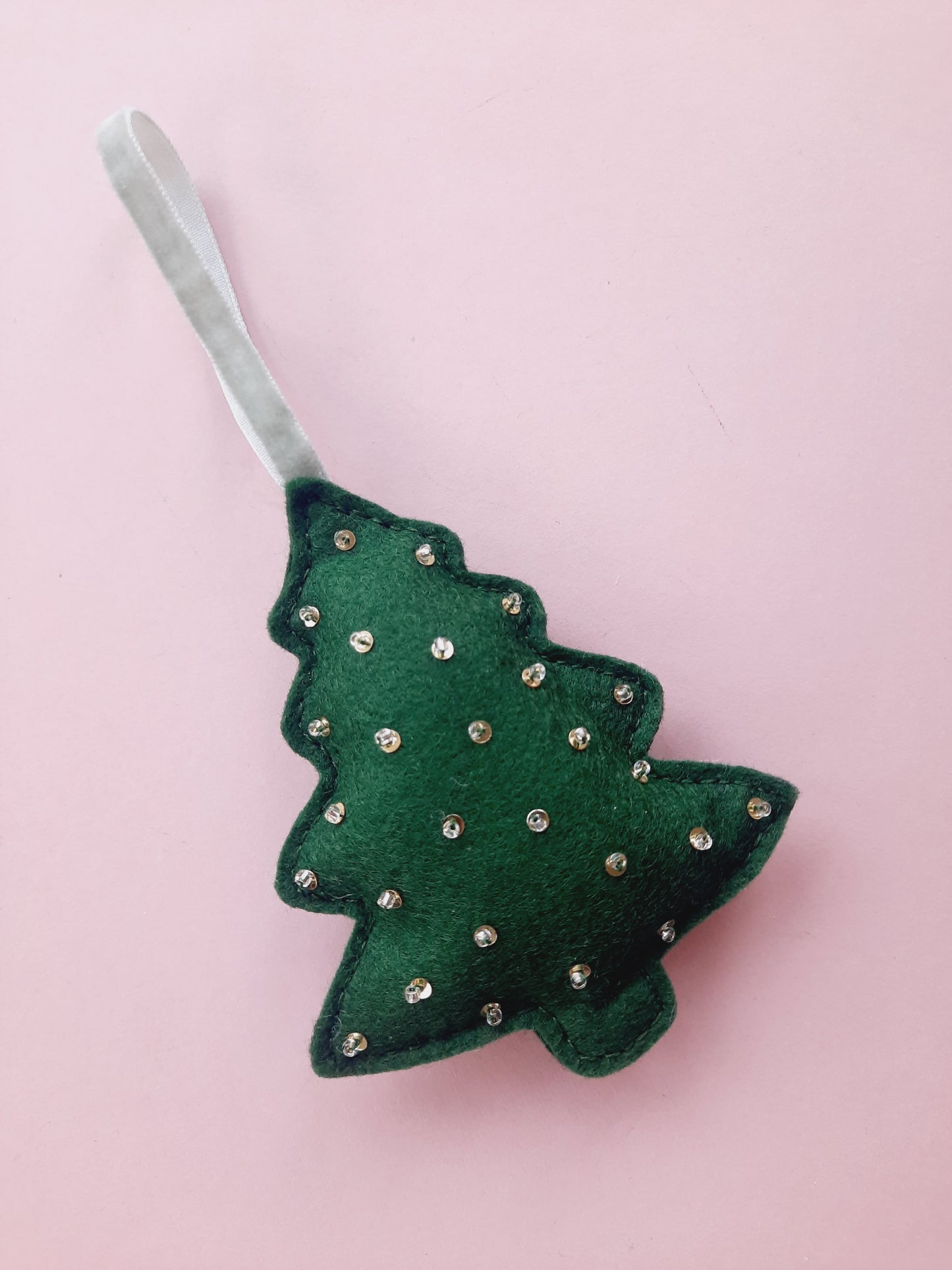 Handmade Felt Christmas Tree Decorations - Christmas Tree Shaped