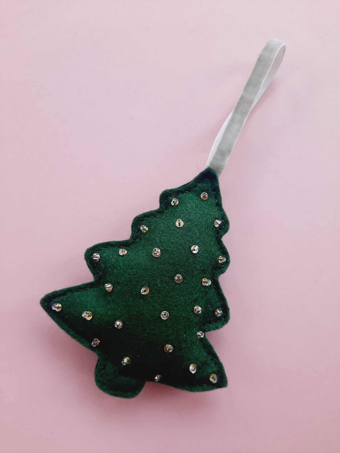 Handmade Felt Christmas Tree Decorations - Christmas Tree Shaped