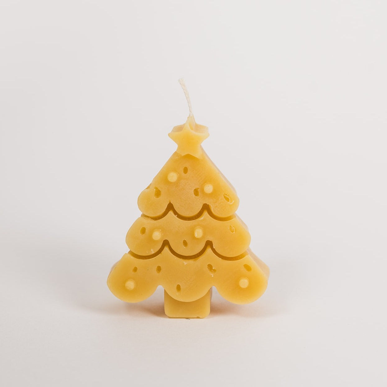 Beeswax Modern Christmas Tree Candle