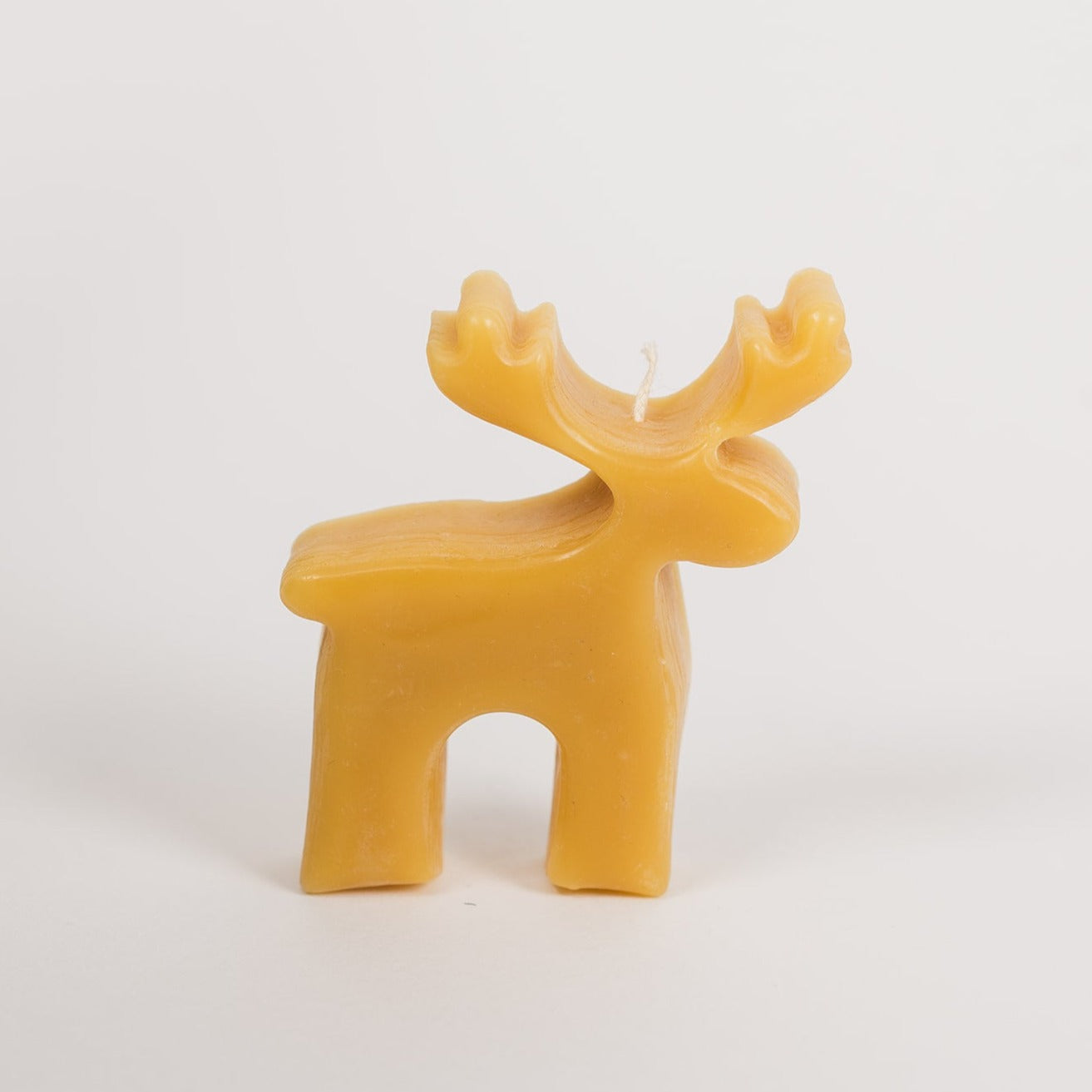 Beeswax Reindeer Christmas Candle