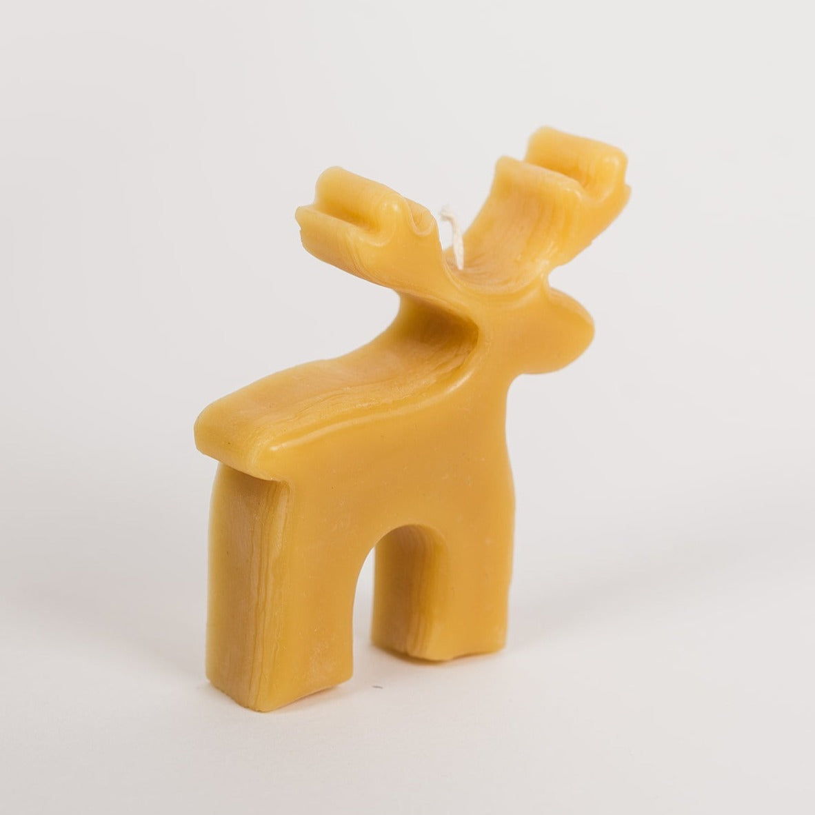 Beeswax Reindeer Christmas Candle