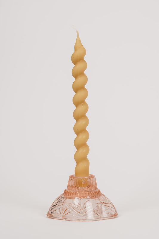 Spiral Beeswax Candle