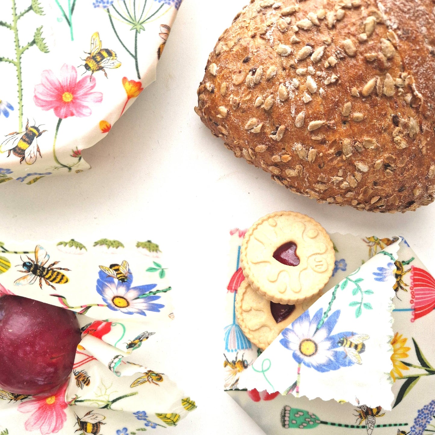 Reusable Beeswax Wraps | Pack of Three