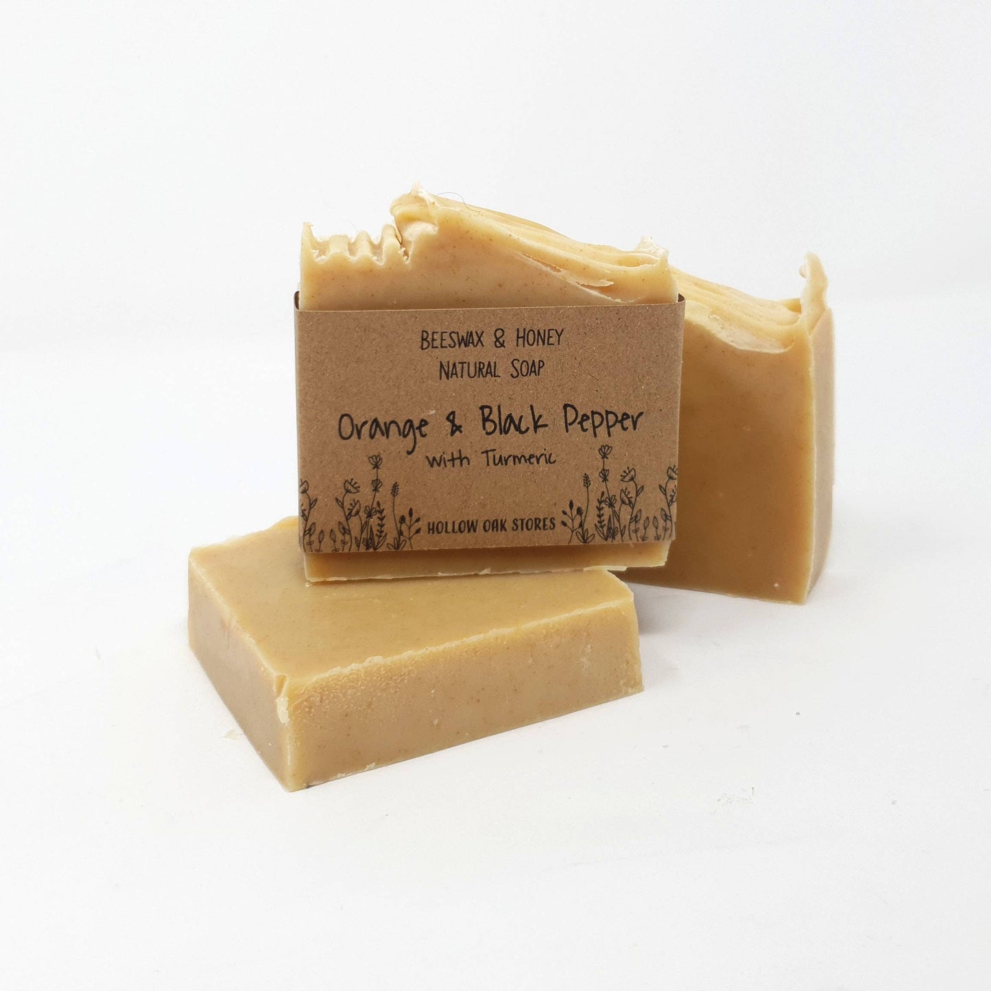 Honey & Beeswax Soap - Orange, Black Pepper & Turneric